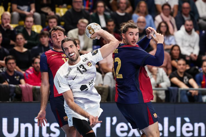 Leikmenn Nantes fóru létt framhjá vörn Barcelona í bronsleiknum.