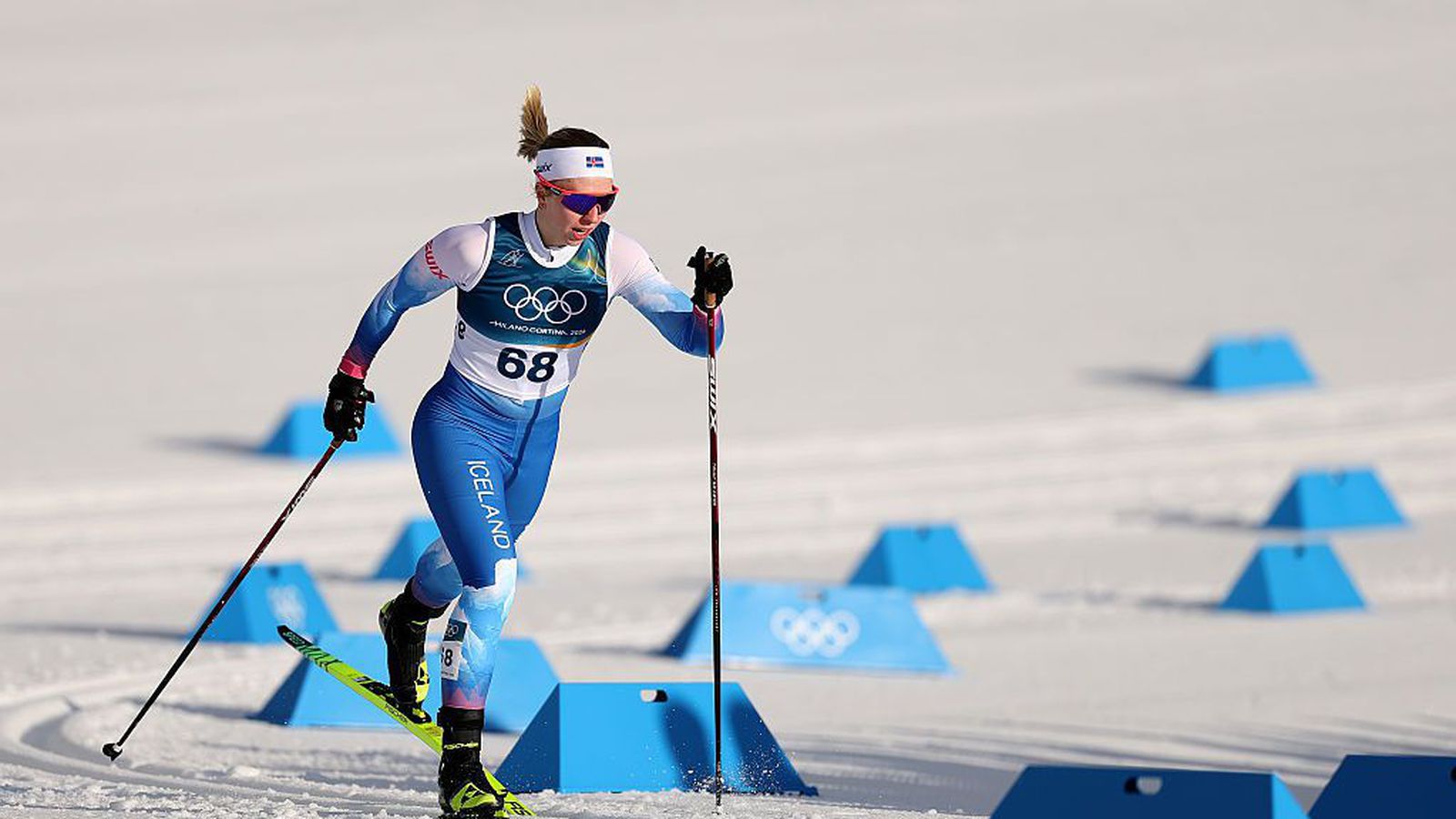 Krist­rún bætti sig um þrettán sæti