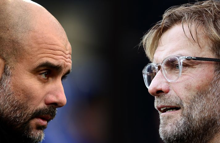 Guardiola og Klopp.