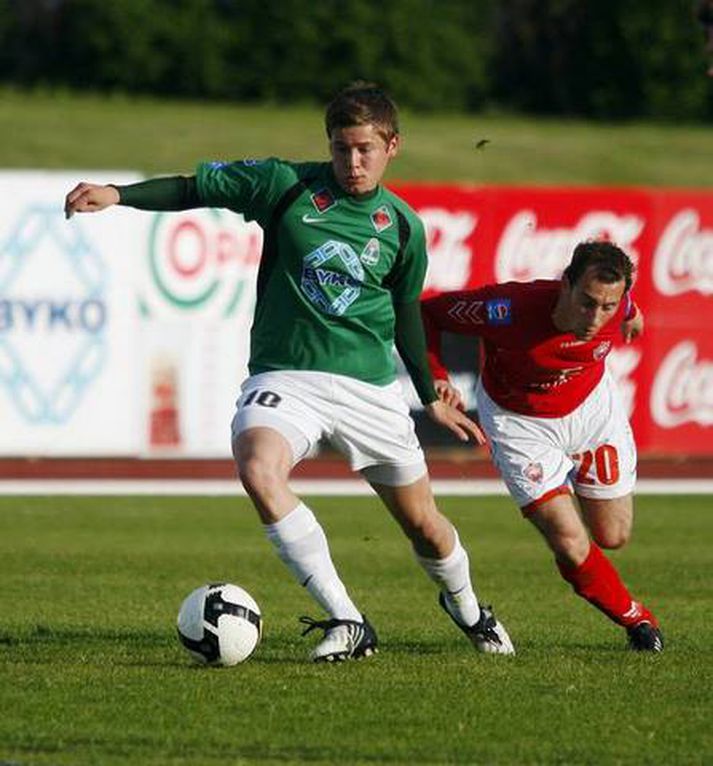Alfreð Finnbogason átti flottan leik í kvöld.