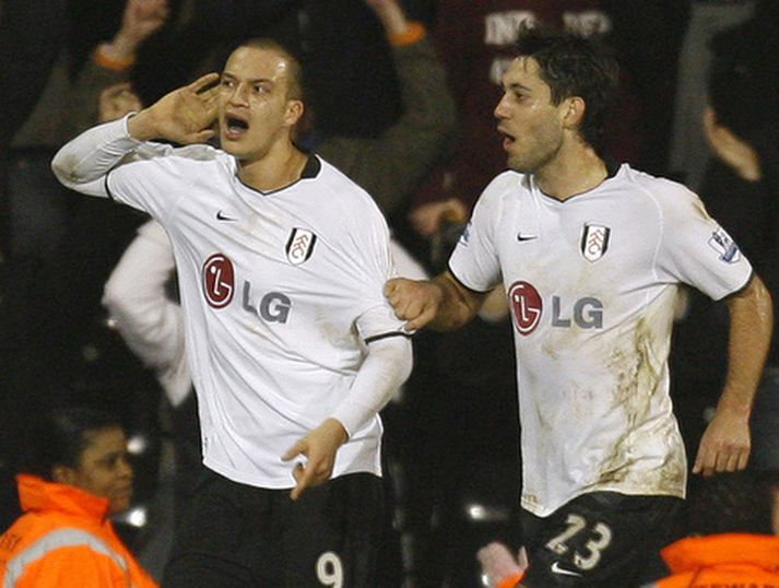 Bobby Zamora fagnaði ekki mörgum mörkum í búningi Fulham.