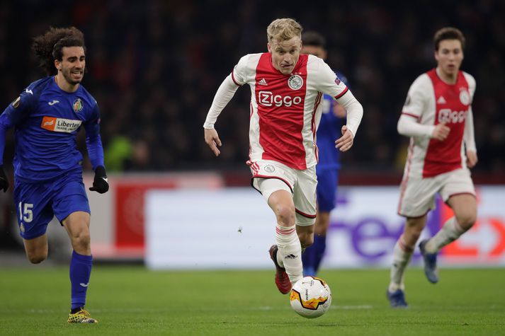 Donny van de Beek hefur leikið 175 leiki fyrir Ajax og skorað 41 mark.