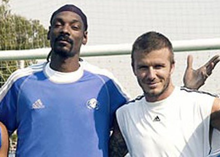 Snoop og Becks í góðum anda