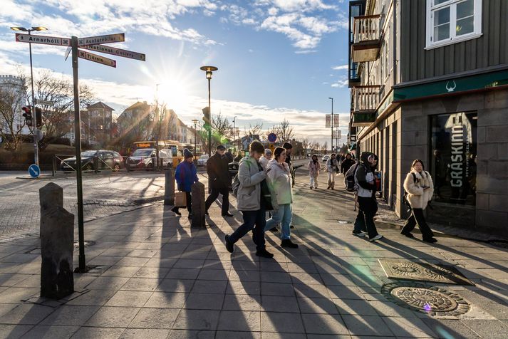 Hiti á landinu verður á bilinu núll til sex stig.