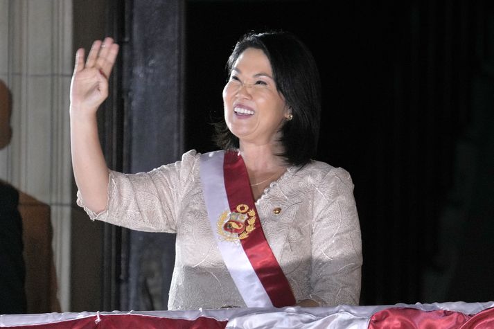 Keiko Fujimori er fyrsti kjörni kvenforseti Perú.