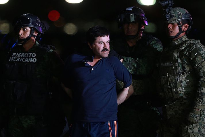 Sá stutti, Joaquin "El Chapo" Guzman.
