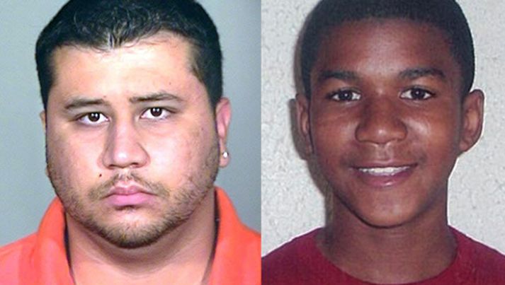 George Zimmerman skaut hinn sautján ára Trayvon Martin til bana.