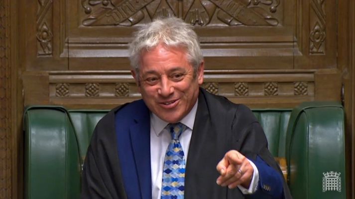 John Bercow þingforseti hefur bannað atkvæðagreiðslu um óbreyttan Brexit samning