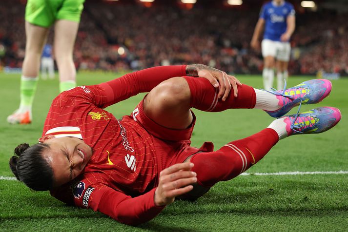 Darwin Nunez skoraði og lagði upp í síðasta byrjunarleik sínum með Liverpool í ensku úrvalsdeildinni en hefur ekki byrjað síðan.