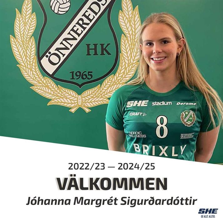 Jóhanna Margrét Sigurðardóttir leikur í sænska boltanum næstu árin.