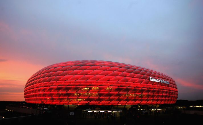 Ísland gæti leikið á Allianz Arena í München á EM næsta sumar.