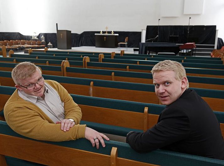 Guðmundur Karl Brynjarsson, prestur í Lindakirkju, og Ólafur Jóhann Borgþórsson, prestur í Seljakirkju, eru fróðir þegar kemur að spurningum úr Biblíunni.