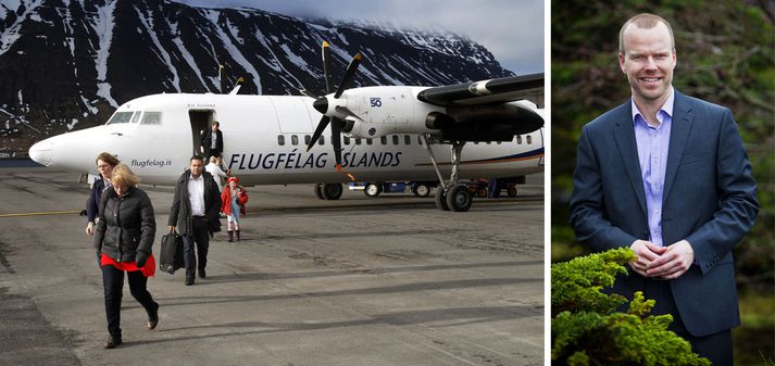 Árni Gunnarsson, forstjóri Flugfélags Íslands.