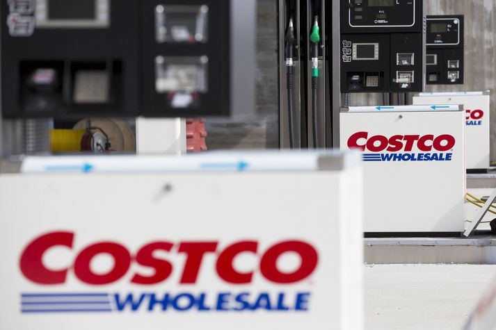 Lítraverðið á bensíni hjá Costco er 169,90 og 164,90 á dísilolíu.