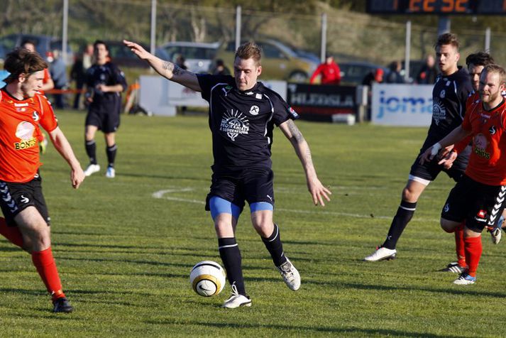Keflvíkingurinn Andri Steinn Birgisson í leik gegn Fylki fyrr í sumar.