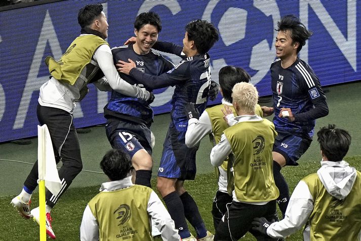 Japanir fagna sæti á HM í dag, nú þegar enn eru tæpir 15 mánuðir í að mótið hefjist.