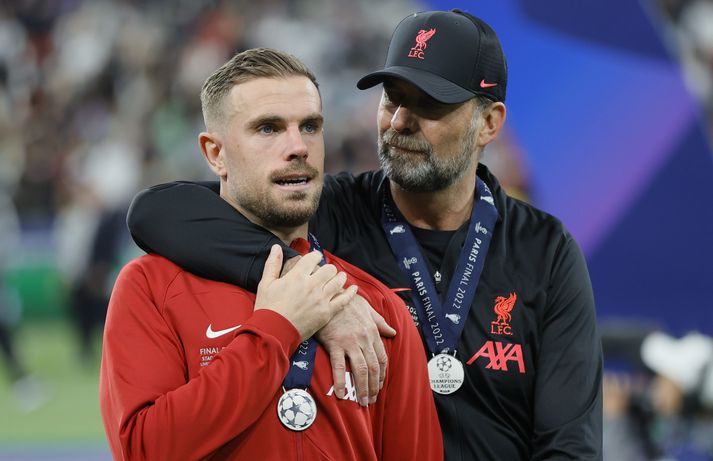 Jordan Henderson og Jurgen Klopp eiga í góðu sambandi