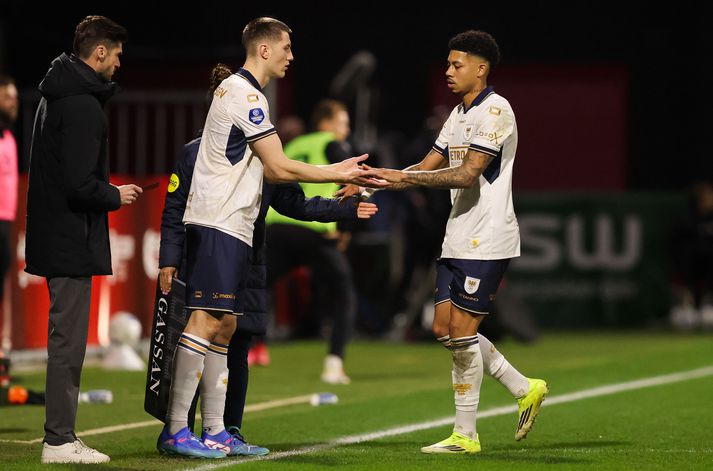 Stefán Ingi Sigurðarson skoraði með kollspyrnu gegn NAC Breda.