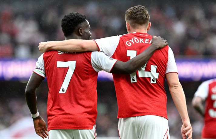 Bukayo Saka og Viktor Gyökeres fóru fremstir í flokki Arsenal. 