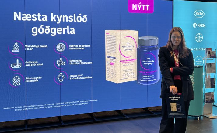 Healthy Weight with Glucose Control, sem er gerð úr Akkermansia gerlinum, er algjör nýjung í heimi vísindanna þegar kemur að góðri þarmaflóru segir Svanborg María Guðmundsdóttir, vörumerkjastjóri hjá Icepharma. 