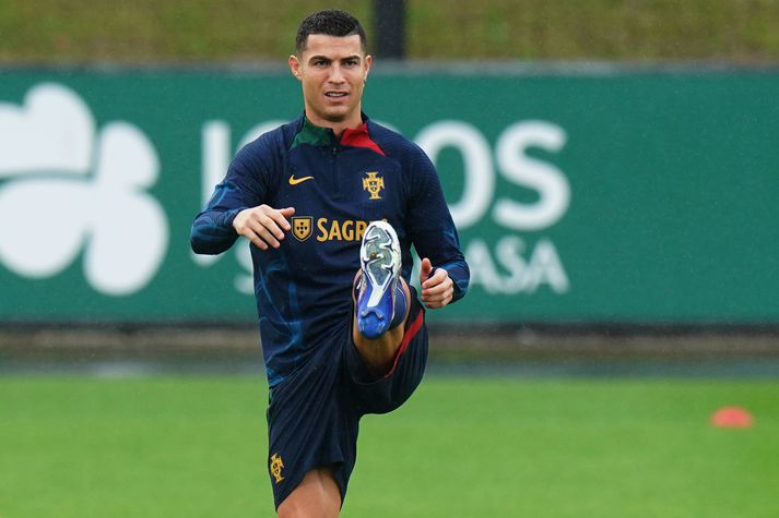 Cristiano Ronaldo er á fullu í undirbúningi með Portúgal fyrir heimsmeistaramótið í Katar.
