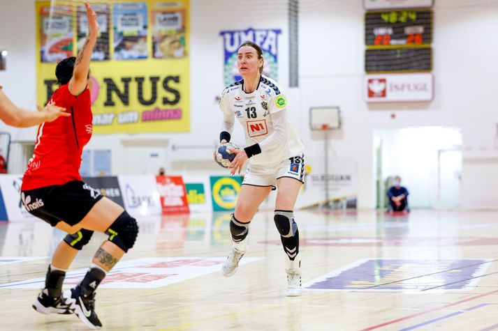 Marija Jovanovic skoraði tíu mörk gegn Val.