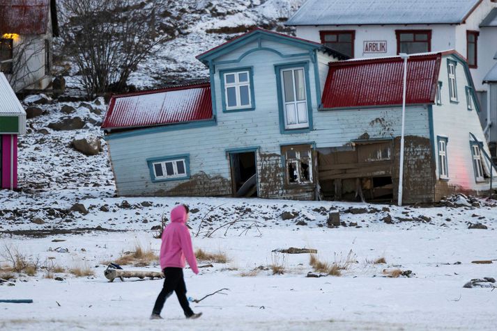 Mörg hús eru illa farin eftir aurskriðurnar á Seyðisfirði.