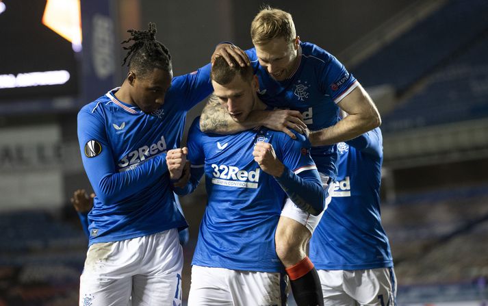 Rangers léku listir sínar í kvöld.