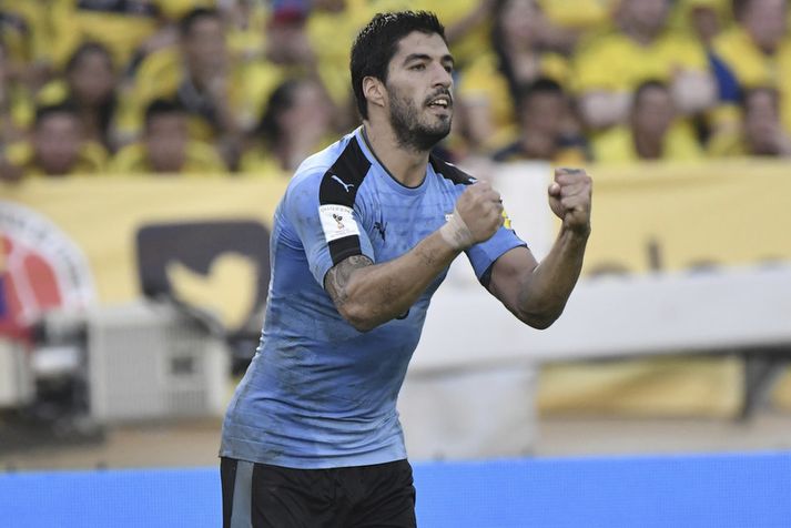 Luis Suárez er á leið með að verða markahæsti leikmaður í sögu undankeppni HM í Suður-Ameríku.