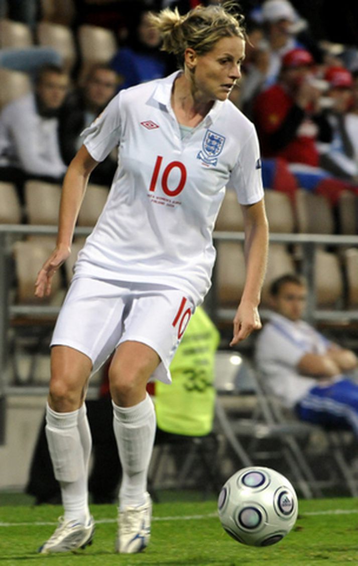 Kelly Smith í leiknum í dag.