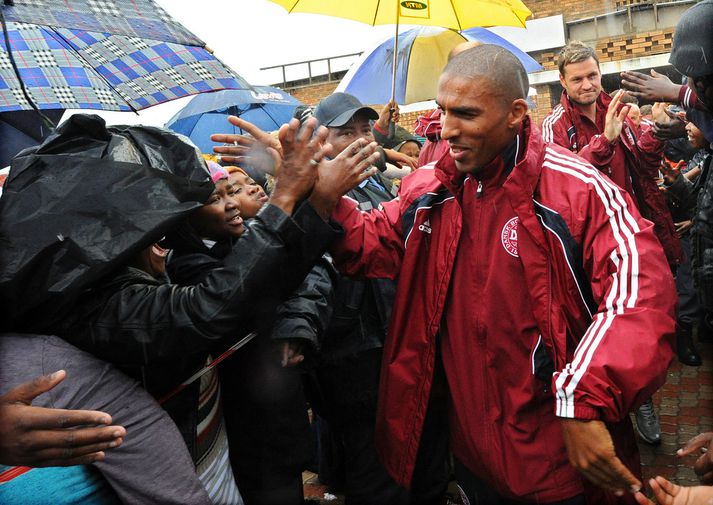 Patrick Mtiliga, leikmaður danska landsliðsins.