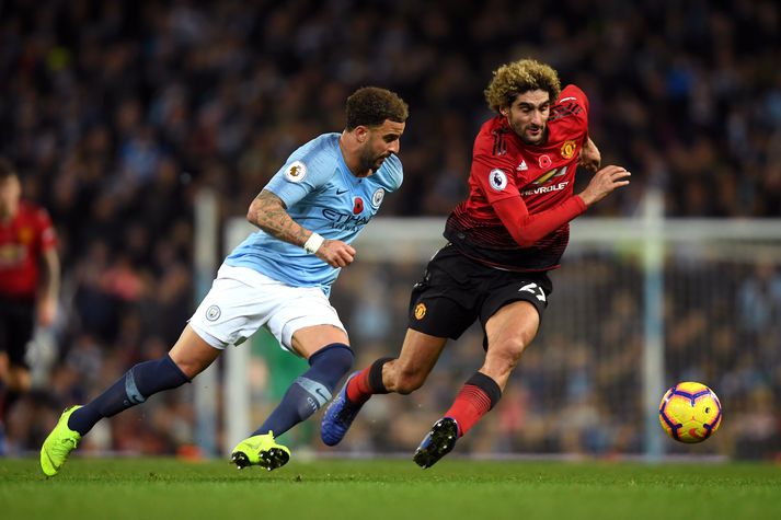 Fellaini í leiknum gegn City um síðustu helgi.