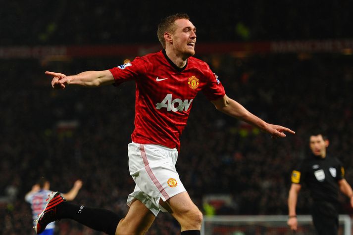 Darren Fletcher í leik með Man. Utd í nóvember árið 2012.