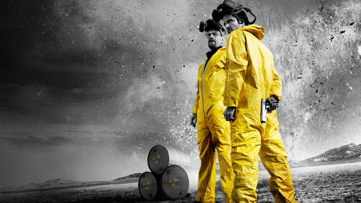Walter White og Jesse Pinkman.