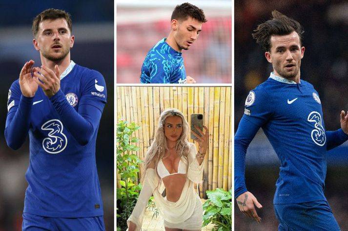 Orla Melissa Sloan áreitti þá Mason Mount, Billy Gilmour og Ben Chilwell.