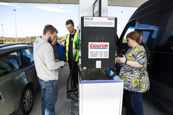 Costco hefur undanfarið boðið eldsneyti á mun lægra verði en önnur olíufélög.