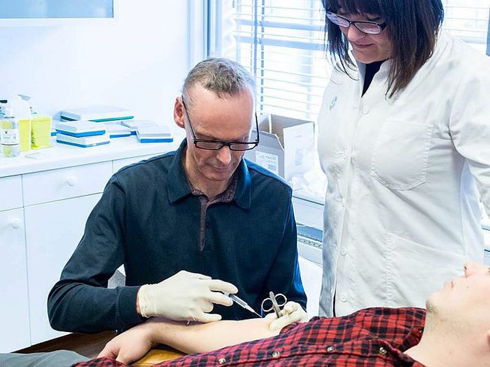 Helstu samkeppnisvörur Kerecis eru unnar úr vef svína og einnig úr mannshúð. mynd/kerecis