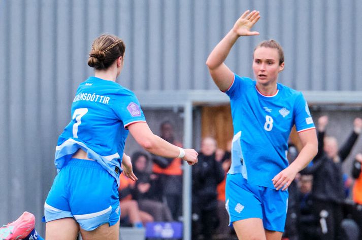  Alexandra Jóhannsdóttir í landsleik.
