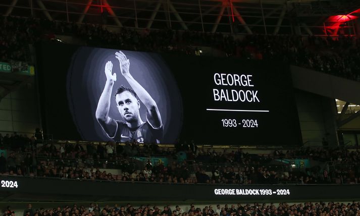 George Baldock lést óvænt á síðasta ári. Andlát hans hefur nú verið úrskurðað sem slys. 