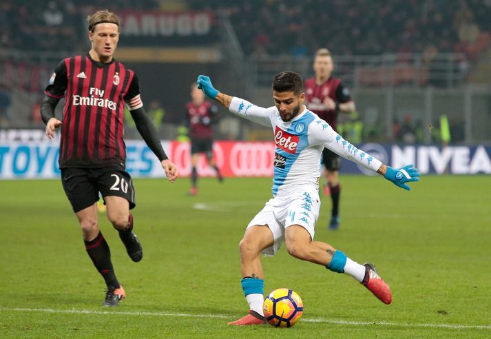 Insigne skorar fyrra mark Napoli