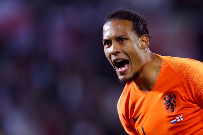 Van Dijk í leiknum gegn Englandi á fimmtudag.