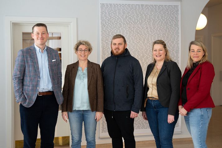 Gylfi Ólafsson, Nanný Arna Guðmundsdóttir, Magnús Einar Magnússon, Sigríður Júlía Brynleifsdóttir og Arna Lára Jónsdóttir.