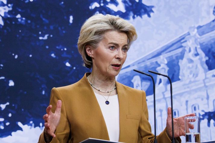 Ursula von der Leyen er forseti framkvæmdastjórnar Evrópusambandsins. 