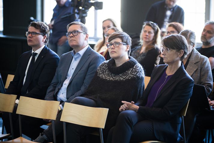 Sigurður Kristinsson, Ólöf Embla Eyjólfsdóttir og Ragna Árnadóttir sátu í starfshópnum ásamt  Jóni Ólafssyni. 