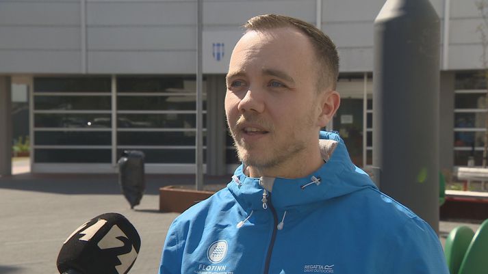 Hjörleifur Steinn Þórisson er starfsmaður Flotans.