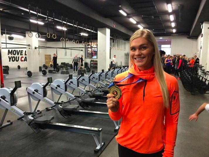 Katrín Tanja Davíðsdóttir er titluð hraustasta kona í heimi eftir magnaðan árangur á leikunum í L.A.