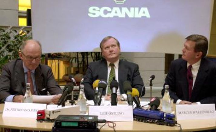 Stjórnarmenn í Scania, sem fjárfestingasjóður Wallenberger-fjölskyldunnar á hlut í.