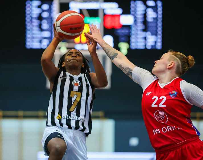 Molly Kaiser fór fyrir KR-liðinu.