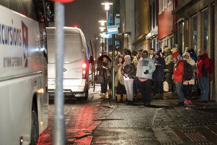 Bandarískir ferðamenn eru fyrirferðamiklir á Íslandi.