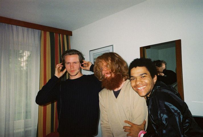 Hermigervill, Gylfi trommari og Unnsteinn Manuel, söngvari Retro Stefson.